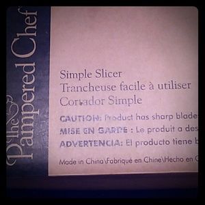Pampered Chef Slicer